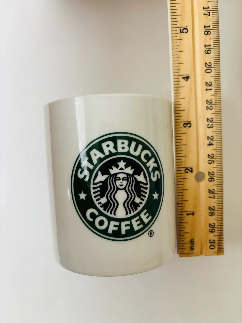 Starbucks Coffee Mugs with Classic Green Siren Logo  Pre-2011 (Set of 2 mugs)